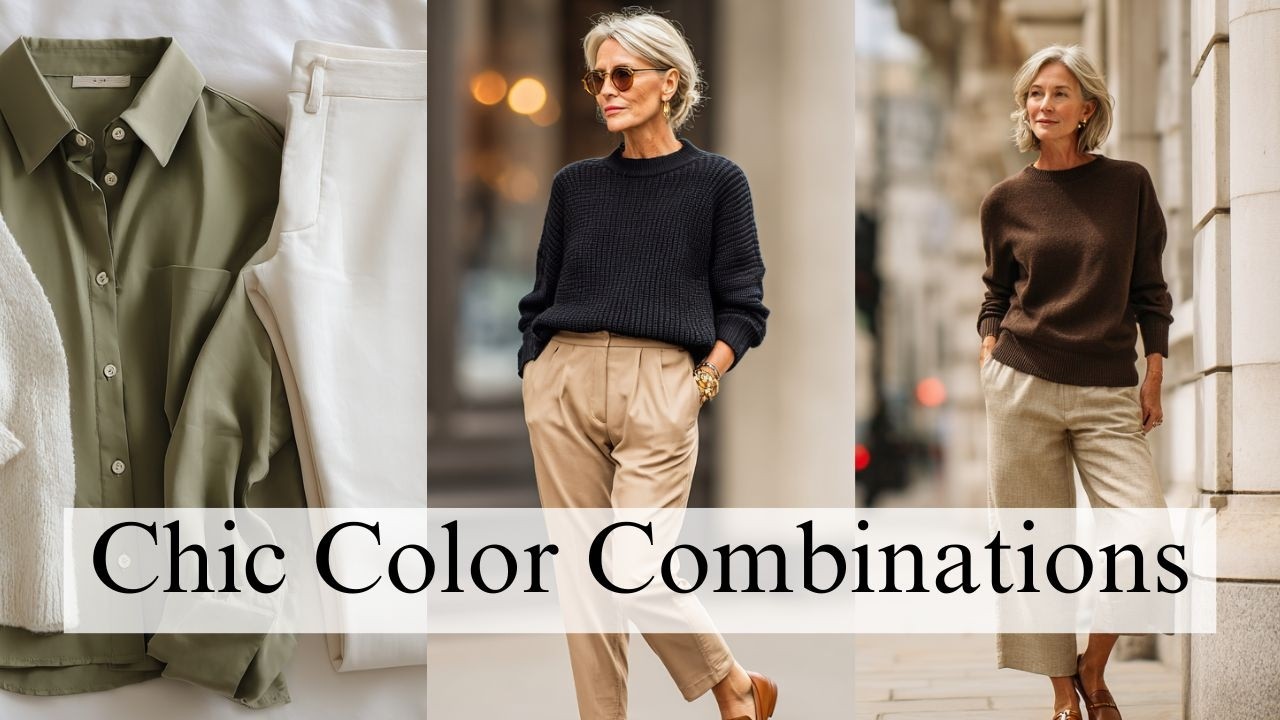 Как носить элегантные цветовые сочетания для безупречного образа после 60