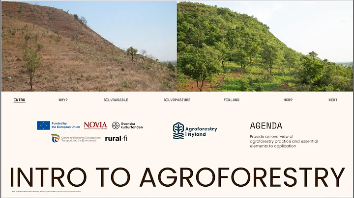 Agroforestry in Nyland (NylAF): Introduction to Agroforestry