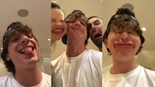 Charlie Puth Snapchat Story 17 March 2018 W Adam Levine & Behati Prinsloo