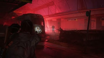 The Last of Us Part II - Tunnels (section 1) - Grounded - Kill All - Aggressive Stealth