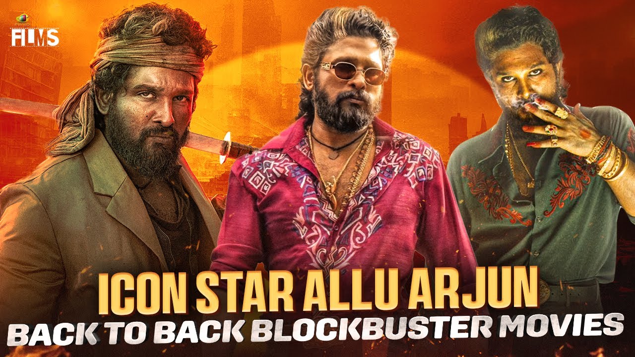 Icon Star Allu Arjun Back To Back Blockbuster Movies 4K | Allu Arjun Superhit Movies | Indian Films