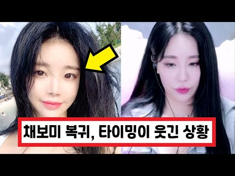 아프리카 여캠 채보미 복귀 근황 그녀마저 타이밍에 당황 ㄷㄷㄷ 댓글 반응 Chae Bomi Korea Africa BJ 