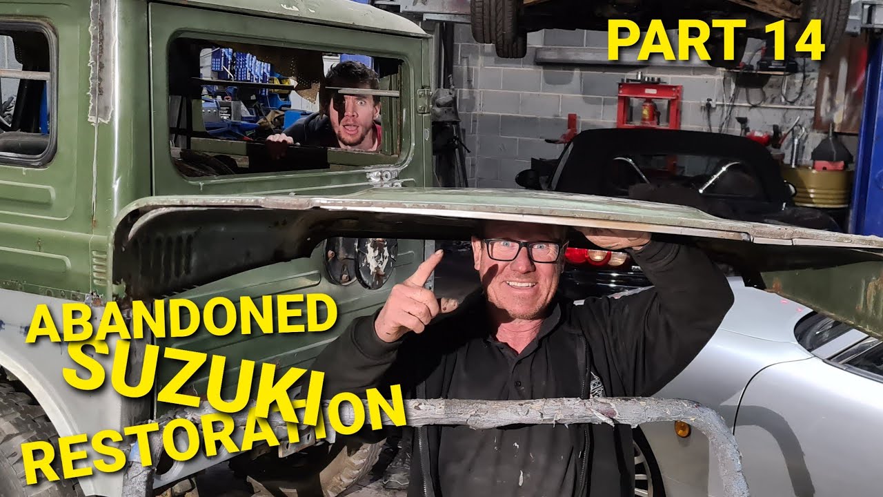 Suzuki LJ80 Restoration Part 14 - Repairing Rusty Bonnet Catch