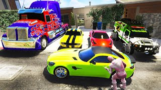 I Used TikToks to Steal Rare Transformers Cars in GTA 5