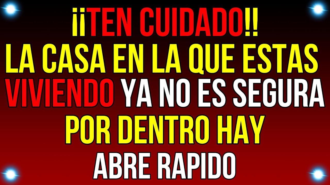 ¡Cuidado! La casa donde tú vives ya no es segura...| Mensaje de Dios de hoy | #god #godmessage