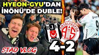 KAPTAN ORKUN ÇOK KLAS GOL ATTI; HYEON-GYU OH DUBLE YAPTI! | Beşiktaş 4-2 Antalyaspor | STAD VLOG