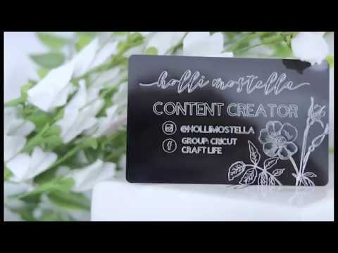 How to sublimate Aluminum Business Cards! 