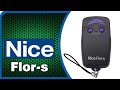 NICE FLOR-S, FLO 1R S, FLO 2R S, FLO 4R S - программирование пульта для ворот, шлагбаума