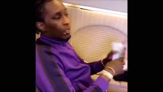 Young Thug Previews A New Song In His Private Jet