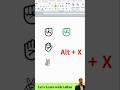 MS Word Shortcuts#msword #mswordtricks #wordshortcuts #keyboardshortcuts #mswordmagic #shorts #viral