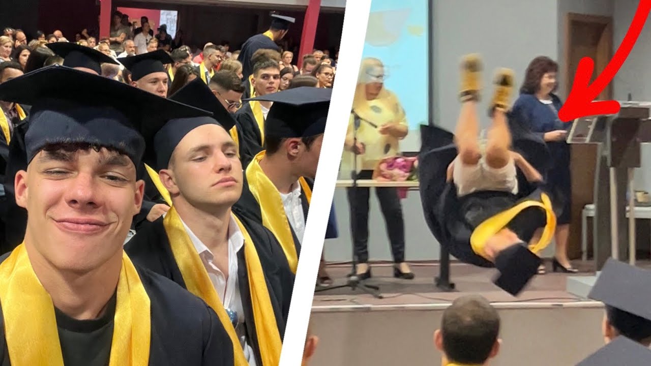 НАПРАВИХ САЛТО ПРЕД ЦЯЛОТО УЧИЛИЩЕ НА ЗАВЪРШВАНЕТО!