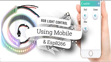 RGB (AC) Strip Control Using Mobile & Esp8266 module