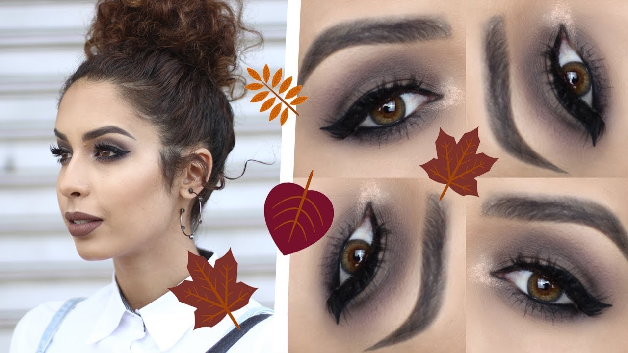MAKE FÁCIL EM TONS DE CINZA BEM OUTONO | MAQUIAGEM EM 3 MINUTOS
