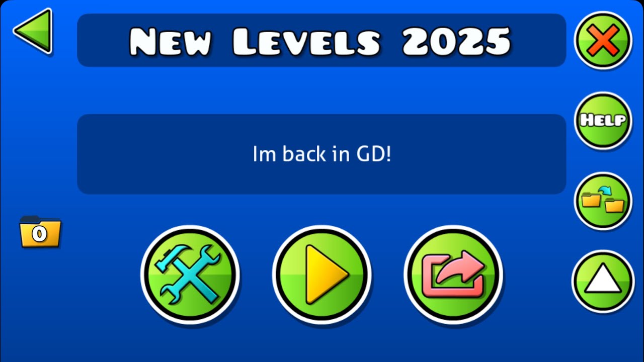 Geometry Dash is back! | All of my new levels from 2025 | GD - YouTube