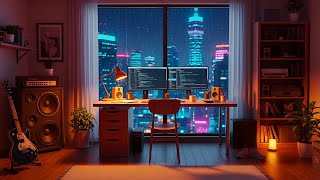 Coding in Midnight Rain • Deep Focus Lofi for Study Night