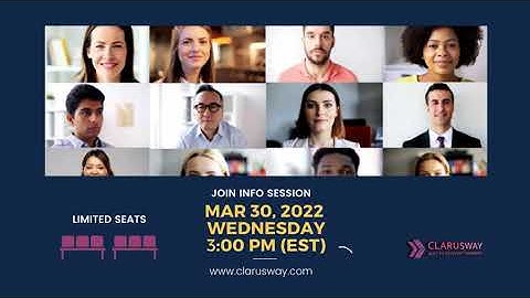 How To Start A Career In IT With No Experience | Online Info Session || Clarusway