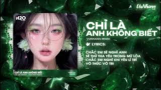 Chỉ Là Anh Không Biết (Bản Hot TikTok) - Hồ Gia Khánh x VuNhann🎼Em Nào Đâu Biết Bao Suy Tư Chất Đầy