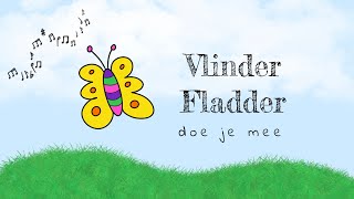 Video thumbnail of "VLINDER FLADDER | kinderliedjes | liedjes en verhalen voor peuters en kleuters ￼| Mama Thee"