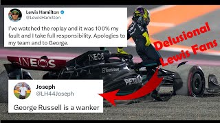 Hamilton Accepts His Mistake But There Are Some Delusional Fans | Twitter's Reaction To The Qatar GP