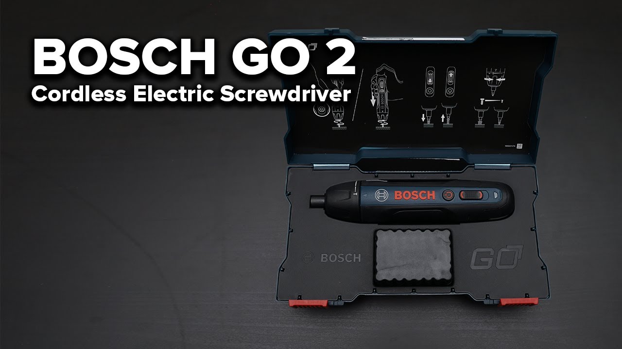 Bosch Go 2 Cordless Electric Screwdriver YouTube