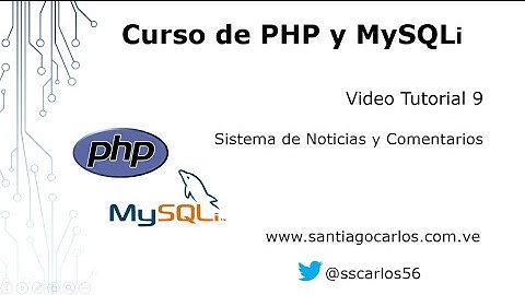 Video Tutorial 9 Curso de PHP Estructurado y MySQLi