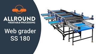 Allround web grader SS 180 with potatoes | Allround Vegetable Processing