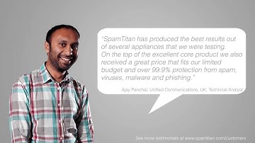 A short 2 minute overview of the award winning SpamTitan spam blocker for business
