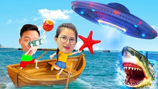 Changcady Went To A Deserted Island And Found Flying Saucers And Strange Sea Creatures