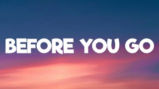 lewis capaldi- before you go ( lyrics)