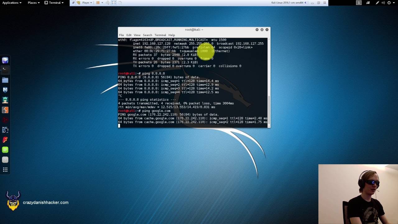 why wont kali linux work on vmware workstation player 12