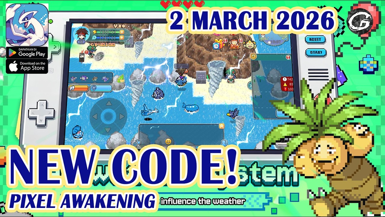 🎁 NEW CODE Pixel Awakening Giftcodes & Redeem Codes 2 March 2026 ...