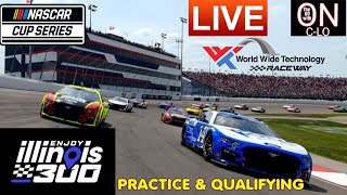 🔴Enjoy Illinois 300. Practice & Qualifying. Live Nascar Cup Series. Play by Play & Live Leaderboard