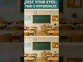 "Spot the 5 Differences 👀 | Test Your Eyes Challenge 🔎 | Fun Puzzle Game"#quiz #viral #shorts