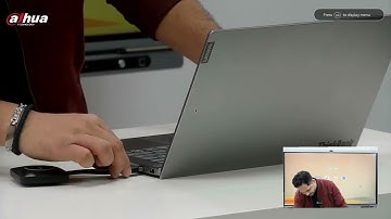 How to Connect Laptop Screen with Dahua Deep Hub Interactive Board Using Hardware