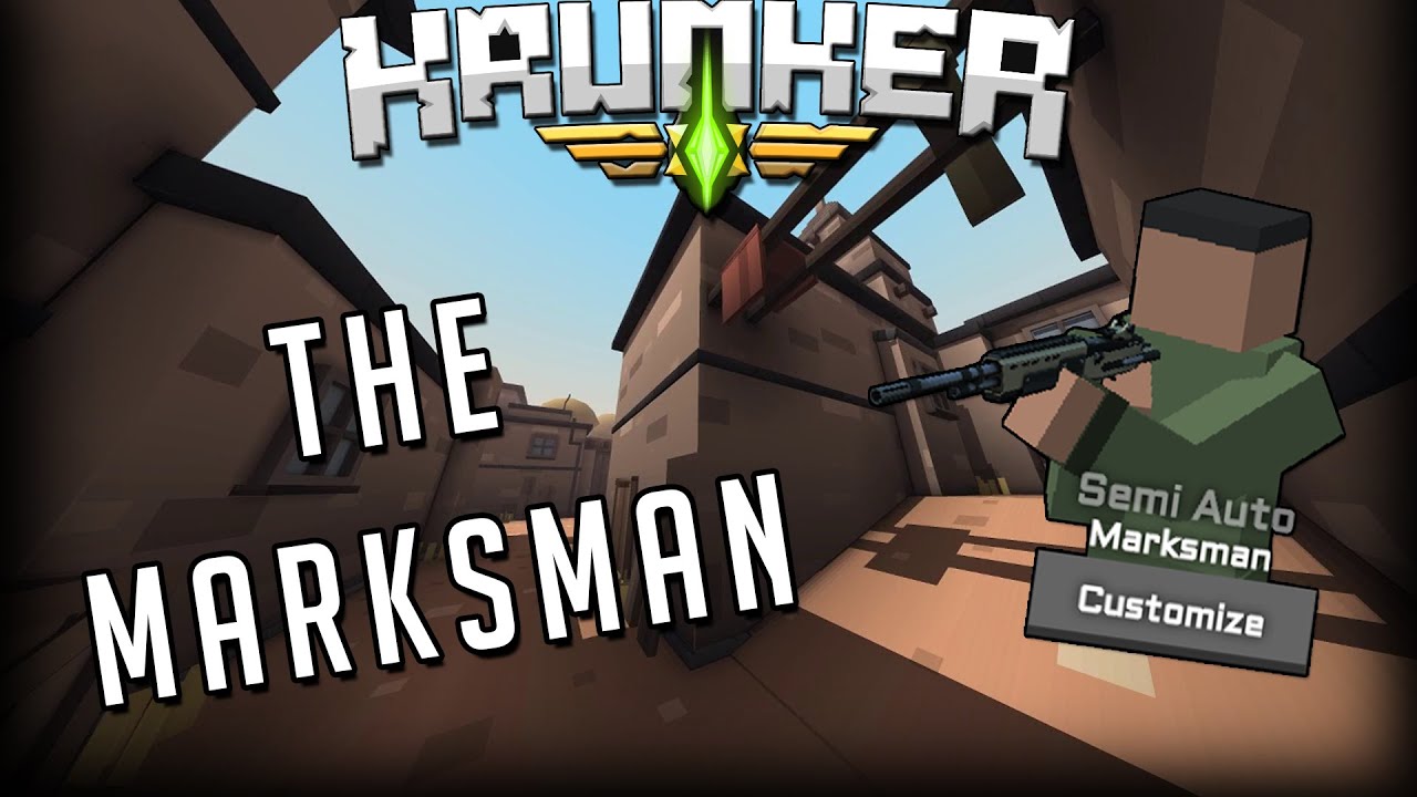 Testing Out The MARKSMAN In Krunker!