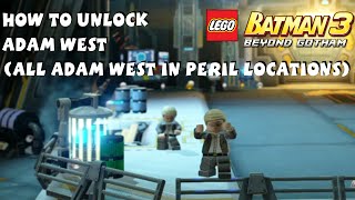 Lego Batman 3 - How to Unlock Adam West - All 30 Adam West in Peril Locations -  1080P HD screenshot 3