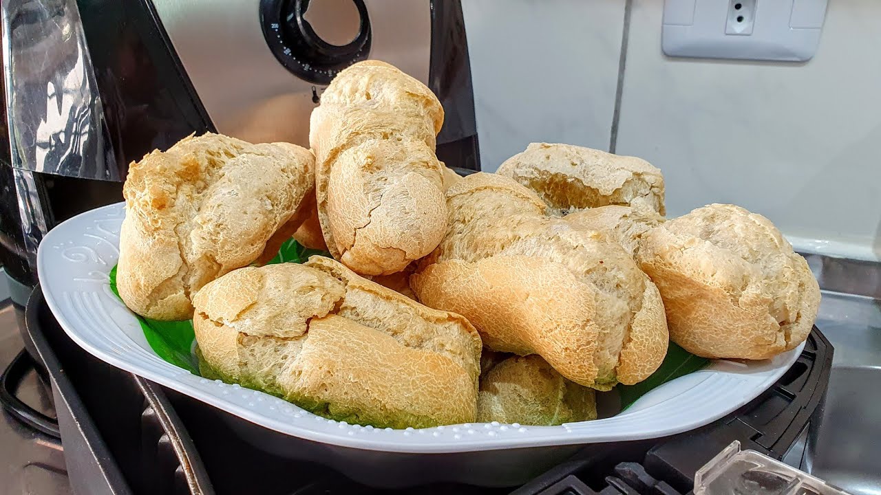 BISCOITO DE POLVILHO FEITO NA AIRFRYER / SEM LEITE / SEM FRITURA