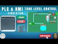 PLC &amp; HMI Tank Level Control Simulation | Siemens TIA Portal S7-1200 | Automation Project.