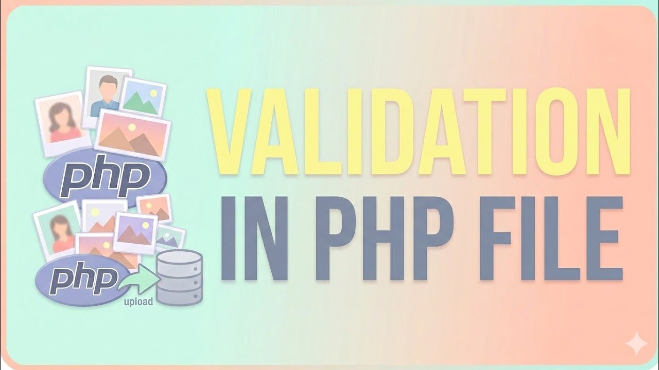 Php form with validation|Web technologies - YouTube