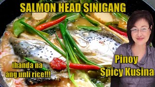 How to Cook Sinigang Salmon | Sinigang na Ulo ng Salmon