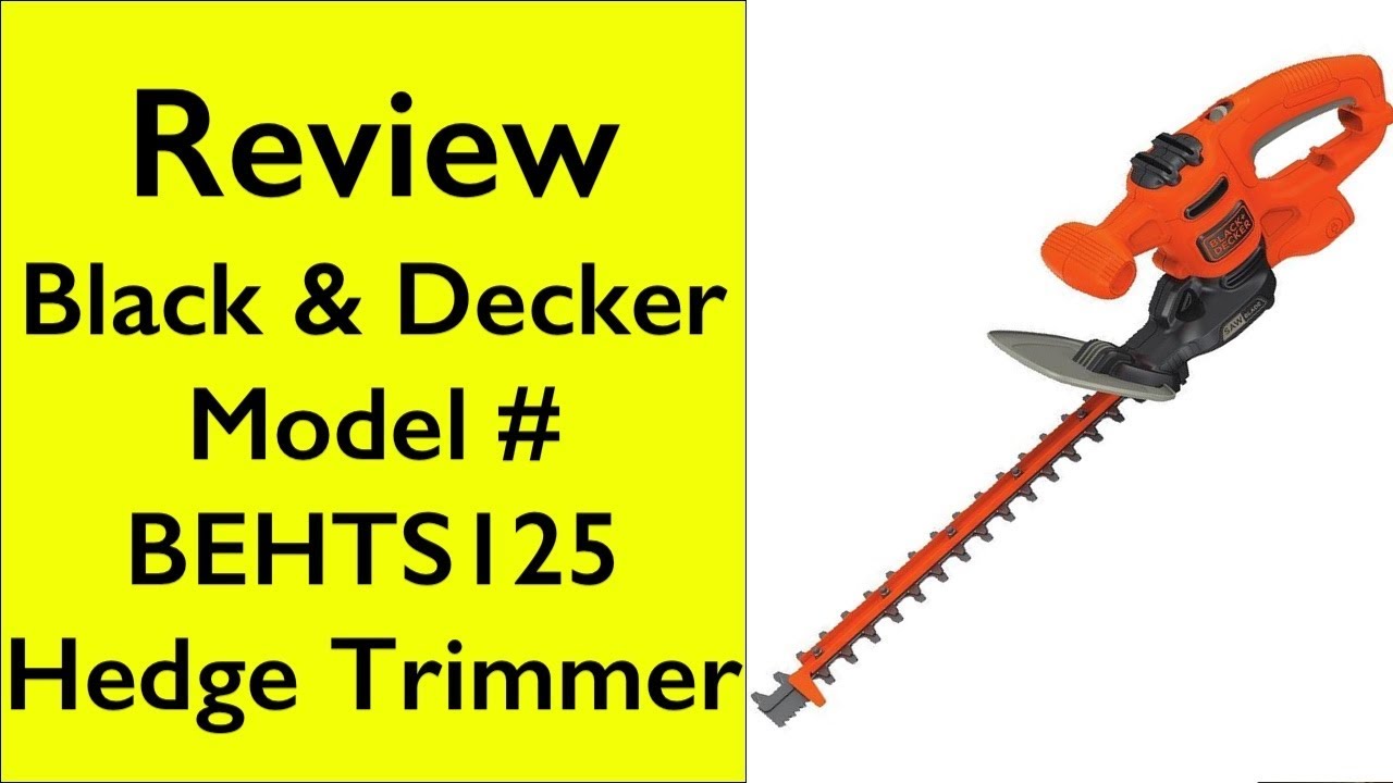 Black+Decker Hedge Trimmer teardown 