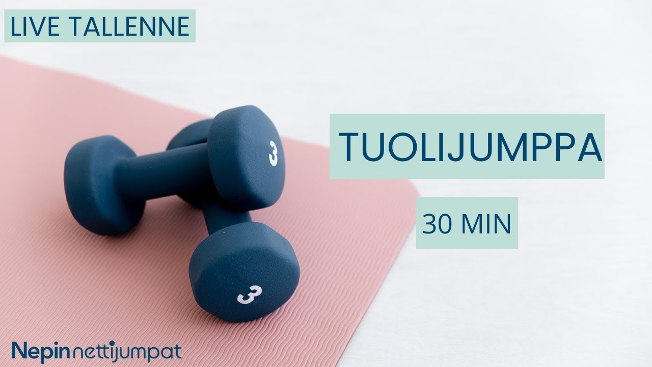 Tuolijumppa yli 70-vuotiaille - ei harjoitusvälineitä | 30min