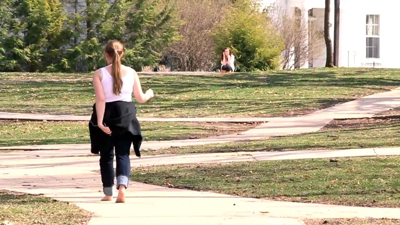 Beloit College in spring