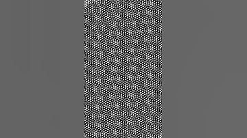 Moiré patterns from a rotating hexagonal lattice