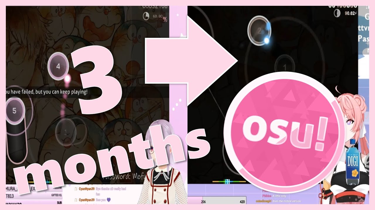 casual osu! in 3 months YouTube