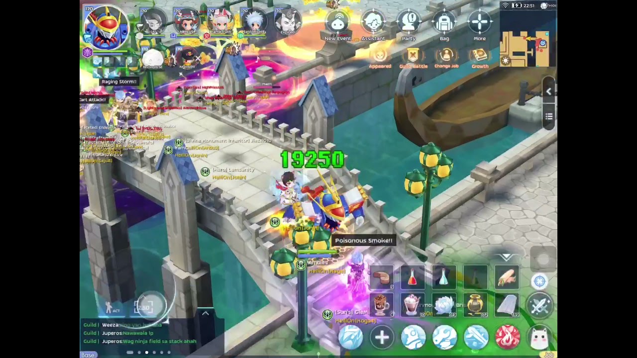 Ragnarok Mobile: Hellion vs Boarhat/Trivium/Lanky/Requiem/Brethren ...