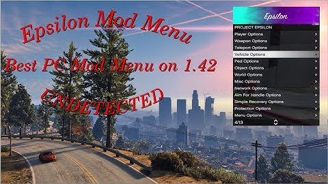 GTA 5 - Epsilon Mod Menu - Online Player Rank, Money, and MORE!!