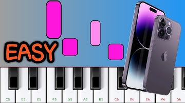 Iphone 14 Ringtone - Easy Piano Tutorial #pianocity #iphone14 #iphone14promax