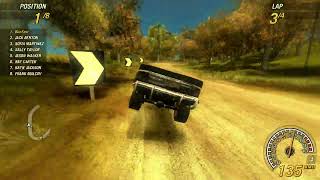 Flatout2, Midwest Ranch 1, 4 laps speedrun, Derby