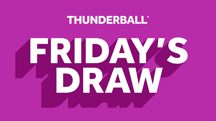 The National Lottery Thunderball draw results from Friday 18 July 2025